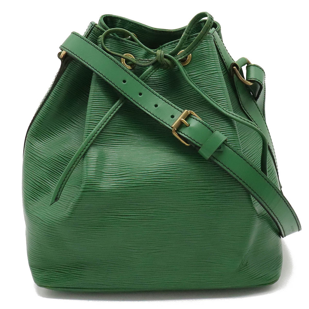 Louis Vuitton Epi Noe Shoulder Bag Hobo Leather Borneo Green